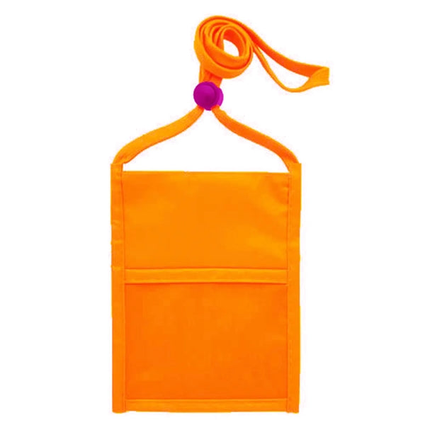 Logo Double Clear Window Event Badge Pouch Holder
