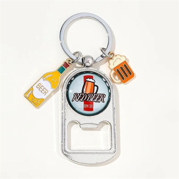 Keychain Beer Bottle Opener for Man Birthday Gifts