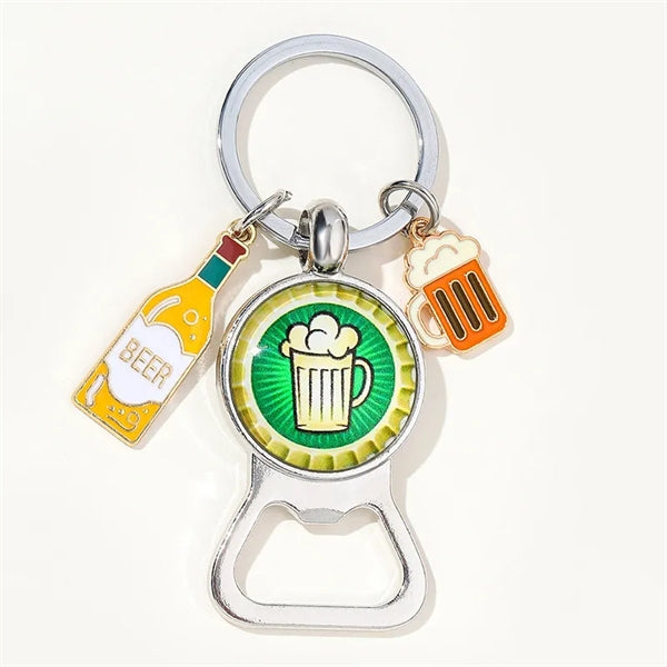 Keychain Beer Bottle Opener for Man Birthday Gifts