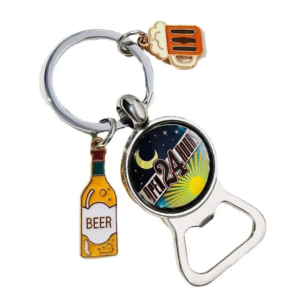 Keychain Beer Bottle Opener for Man Birthday Gifts