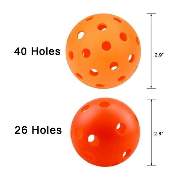 26/40 Holes Pickleballs