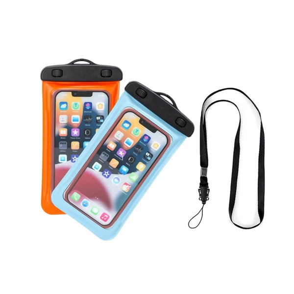 IPX8 Waterproof Mobile Phone Pouch with Lanyard