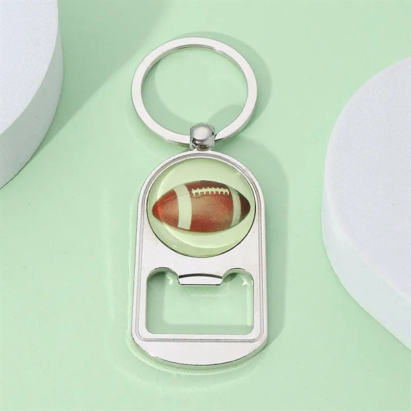 Bottle Opener Keychain Sport Basketball Accessories for Men