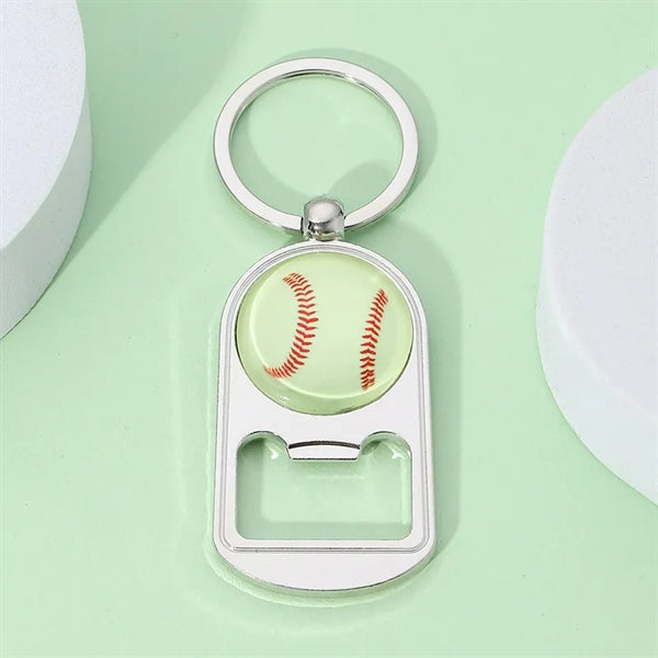 Bottle Opener Keychain Sport Basketball Accessories for Men