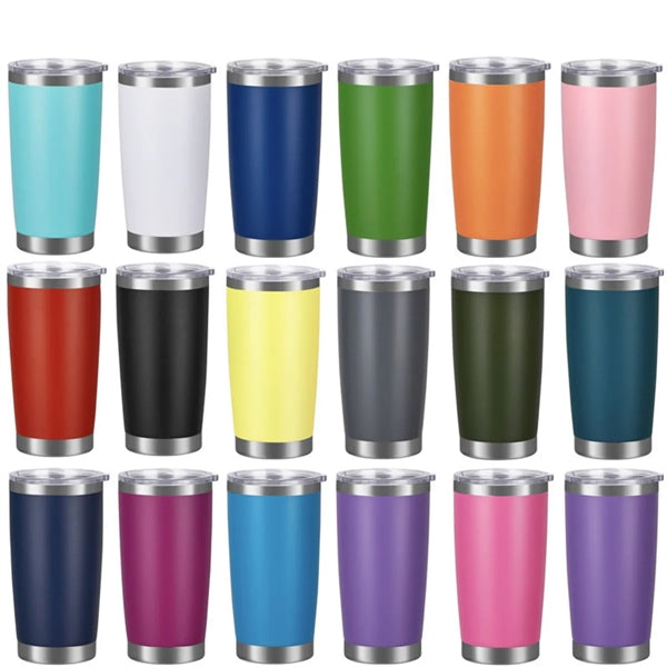 20oz Insulated Coffee Tumbler Cup with Lid