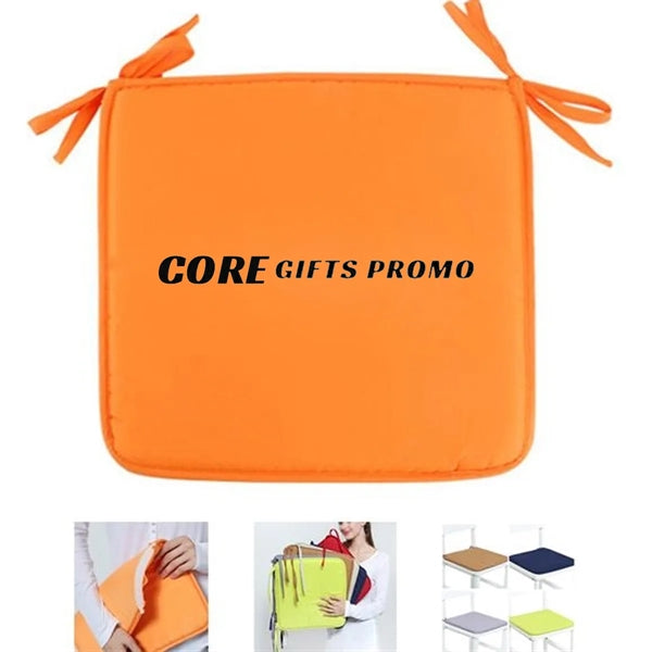 Square Seat Covers Chair Mat Cushion Pads with Ties