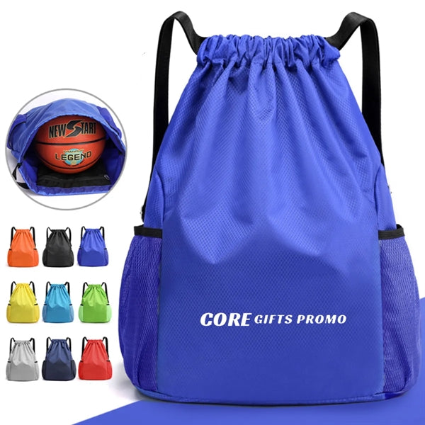 Large Capacity Outdoor Gym Drawstring Backpack Unisex