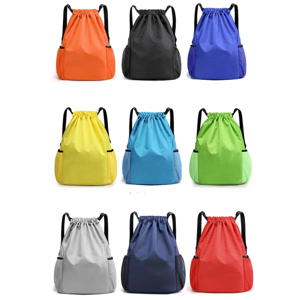 Large Capacity Outdoor Gym Drawstring Backpack Unisex