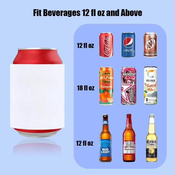 12oz Can Slap Cooler Coolie Kolder Cups Sleeve