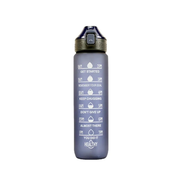 33oz Fitness Sports Water Bottle with Time Marker