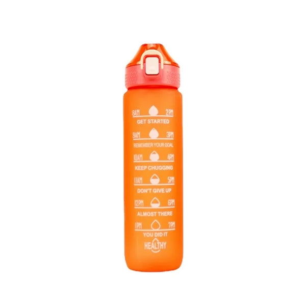 33oz Fitness Sports Water Bottle with Time Marker