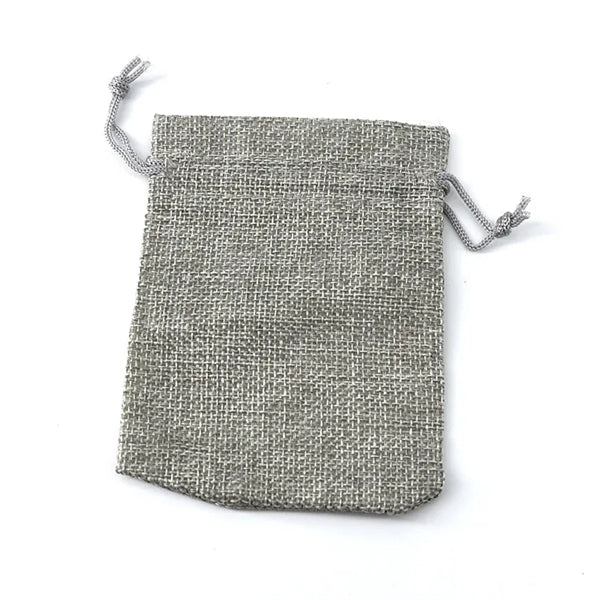 Drawstring Burlap Bag Jewelry Favors Wrapping Pouche