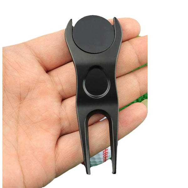 Portable Golf Green Divot Fork Metal