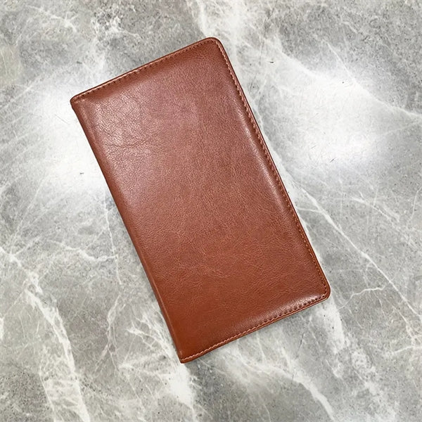 PU Leather Menu Folder Guest Check Presenter with Pen Clip