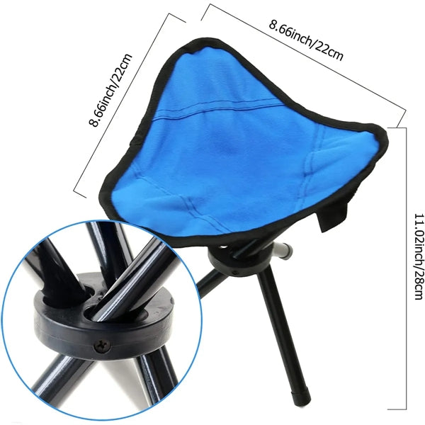 Portable Foldable Travel Slacker Camping Tripod Chair
