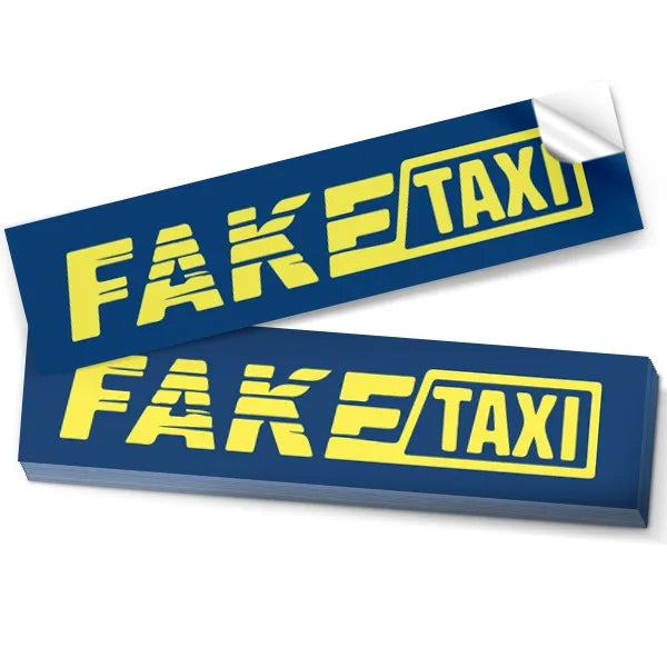 7.5" x 3.75" Custom Shape Bumper Stickers