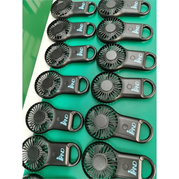 Rechargeable Handheld Fan With Carabiner