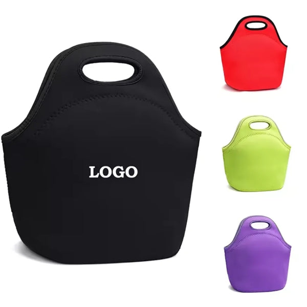 Neoprene Lunch Bag with Zipper