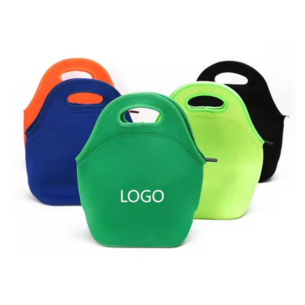 Neoprene Lunch Bag with Zipper