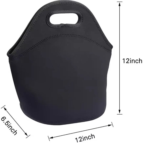 Neoprene Lunch Bag with Zipper