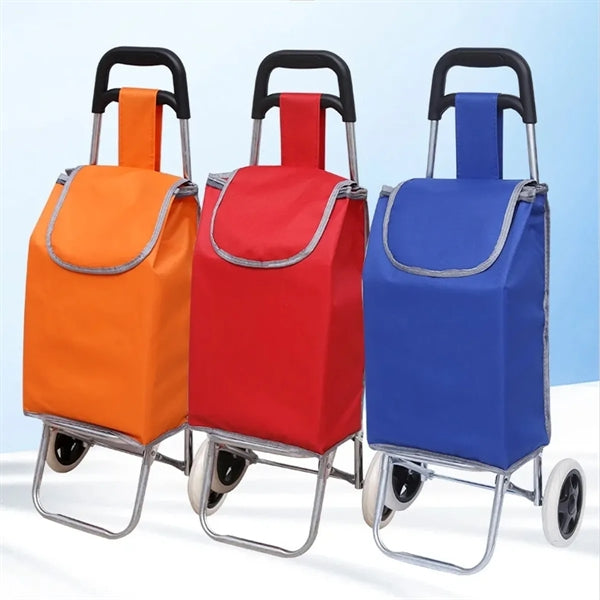 Folding Trolley Shopping Cart Bag With Wheel