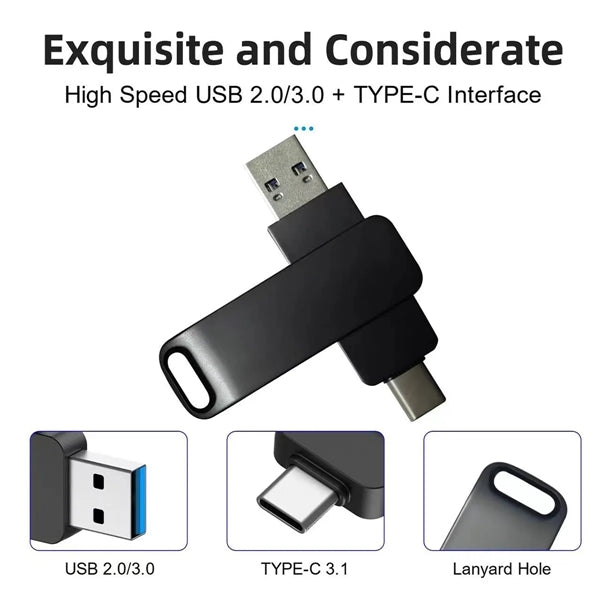 2 in 1 Type C Flash Drive