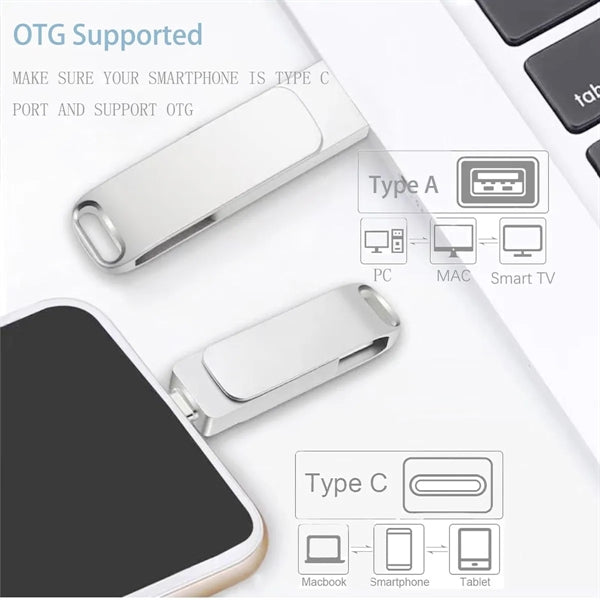 2 in 1 Type C Flash Drive