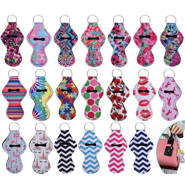Full Color Chap Stick Holder Keychain