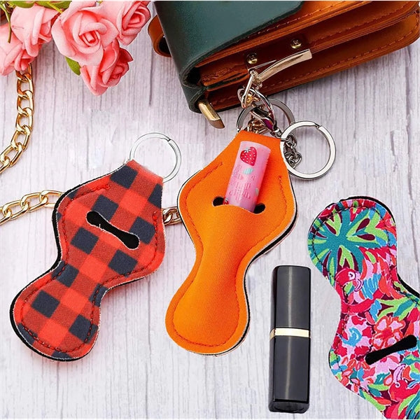 Full Color Chap Stick Holder Keychain