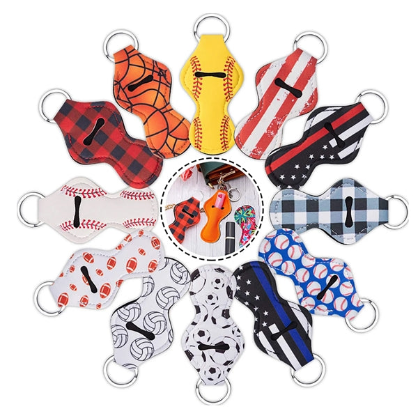 Full Color Chap Stick Holder Keychain