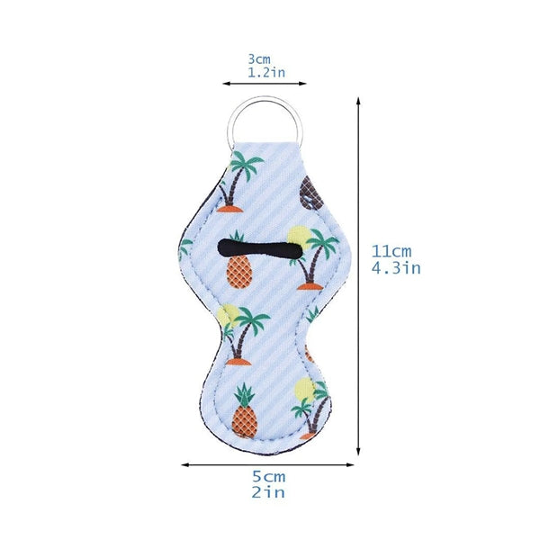 Full Color Chap Stick Holder Keychain