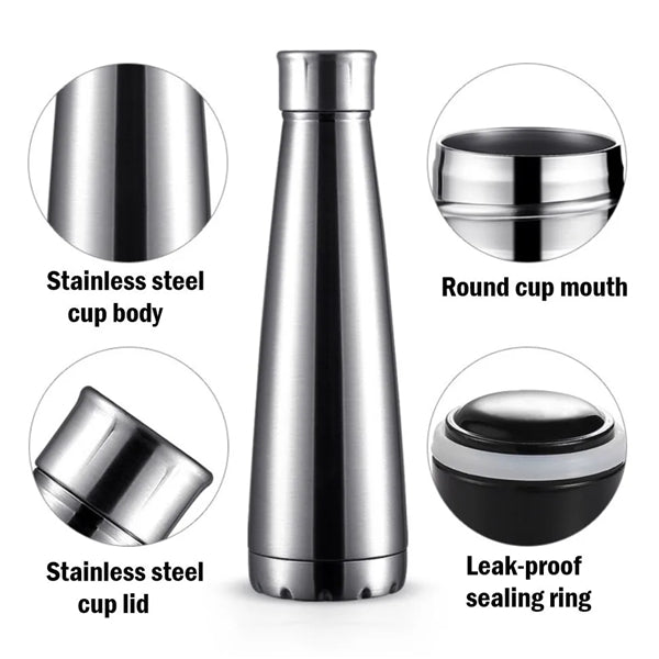 15oz Stainless Steel Water Bottle