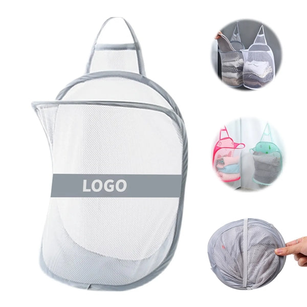 Mesh Collapsible Hanging Laundry Hamper