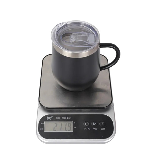 12oz Insulated Stainless Steel Coffee Mug with liid & handle