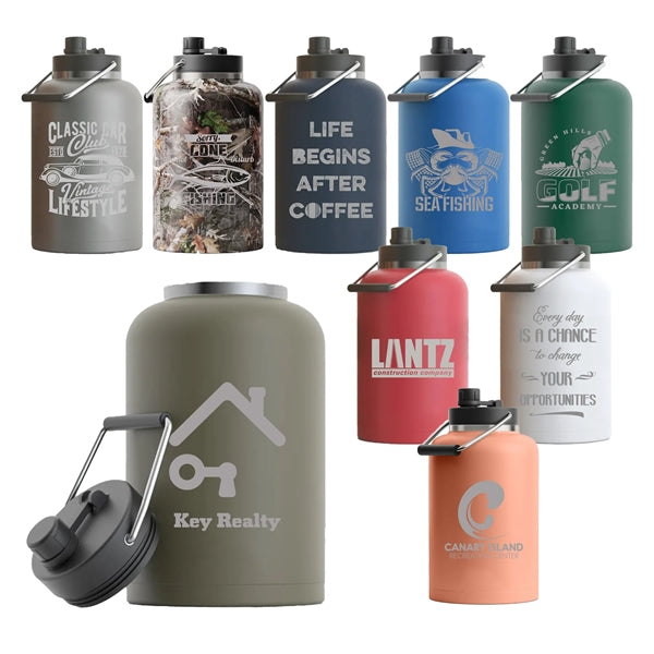 RTIC Ringed Stainless Steel One Gallon Jug
