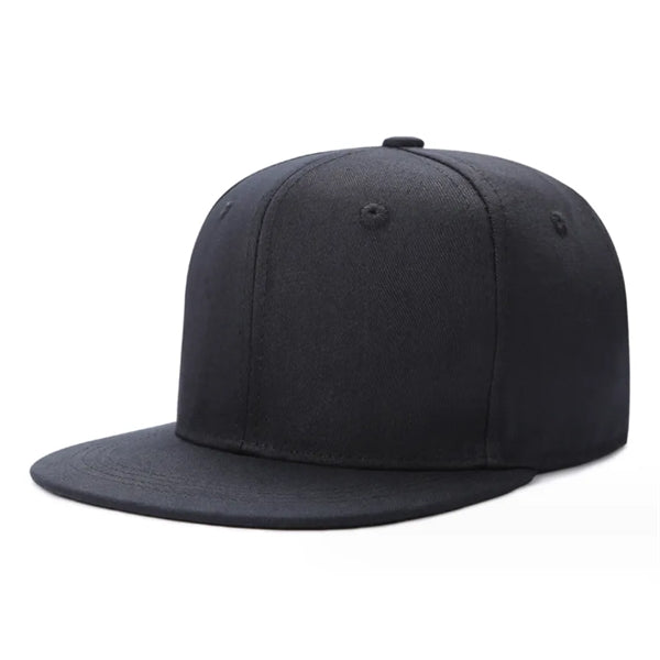 Hip Hop Style Flat Bill Hats Teens Adjustable Baseball Caps