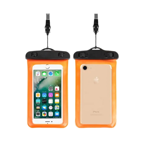 IPX8 Waterproof Floating Mobile Phone PVC Pouch with Lanyard
