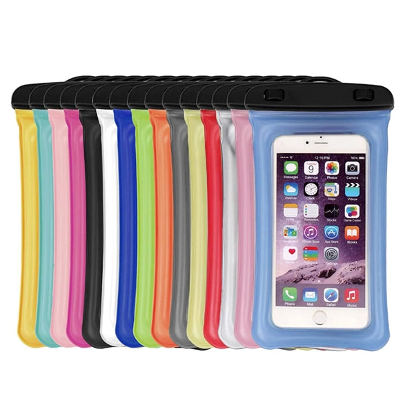 IPX8 Waterproof Floating Mobile Phone PVC Pouch with Lanyard