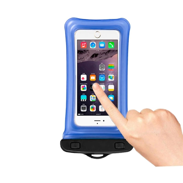 IPX8 Waterproof Floating Mobile Phone PVC Pouch with Lanyard
