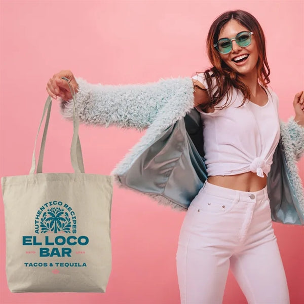 Natural 10oz Cotton Canvas Tote Bag