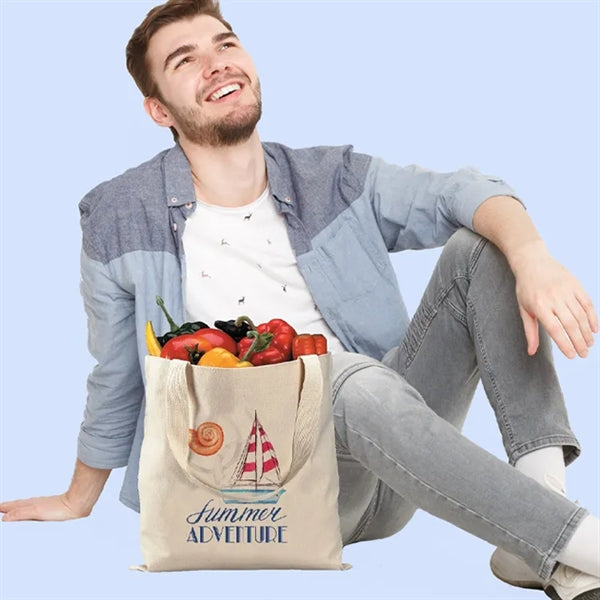 12oz Econo Natural Cotton Tote Bag