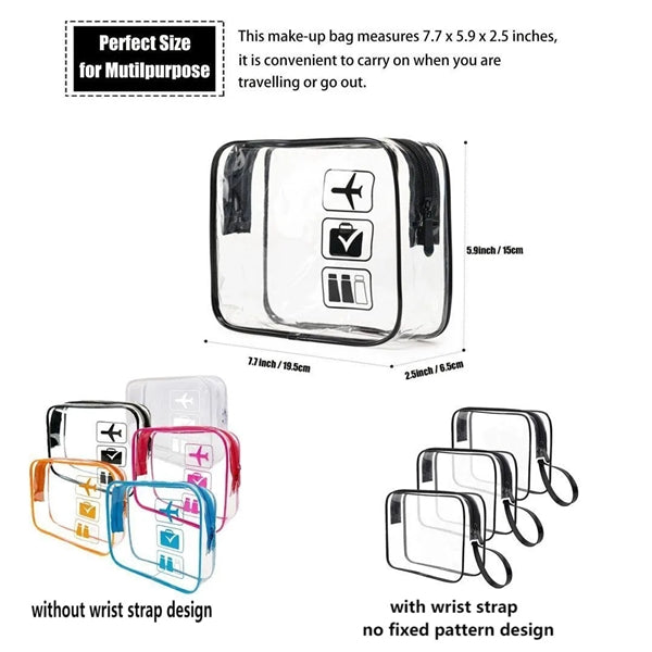 TSA Approved Clear Toiletry Bag&Travel Cosmetic Bag