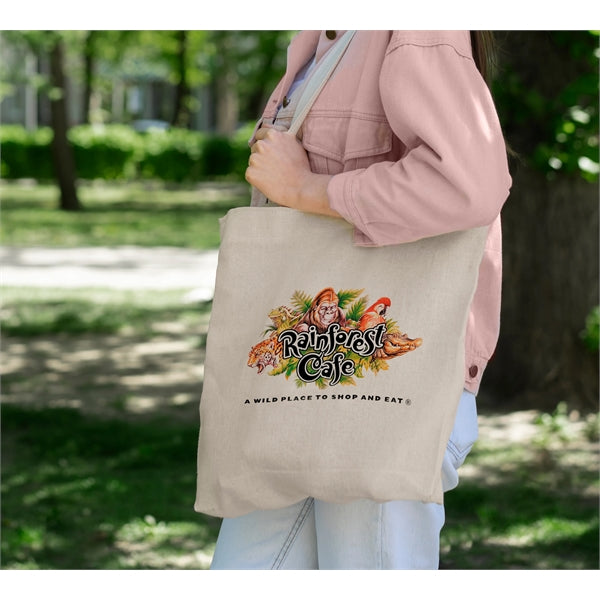 12 Oz. Premium Cotton Canvas Shopper Tote Bag