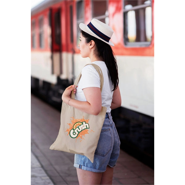 4 Oz. Premium Cotton Canvas Economy Convention Tote Bag