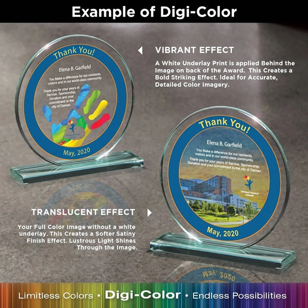 Optic Crystal Tablet Award
