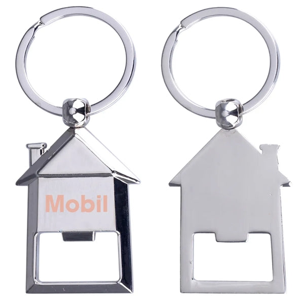 House Shaped Opener with Key Ring