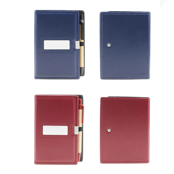 Pu Business Notepad With Pen