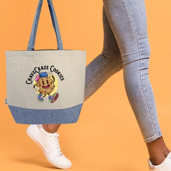 Washington Recycled 10oz Cotton Two Tone Tote Bag