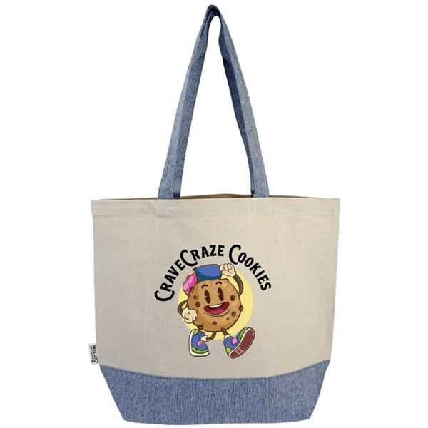 Washington Recycled 10oz Cotton Two Tone Tote Bag
