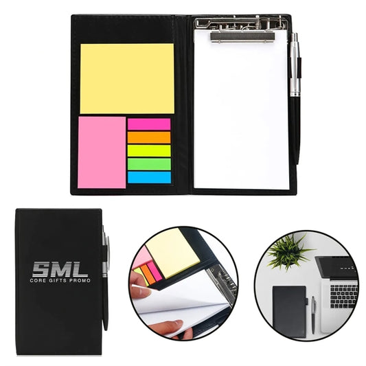 Notebooks and Colored Page Markers Bundle Set